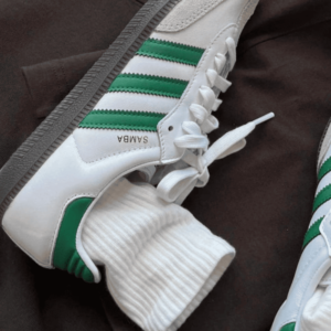 First Copy Replica Adidas Samba White Green Men