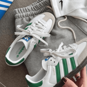 First Copy Replica Adidas Samba White Green Men