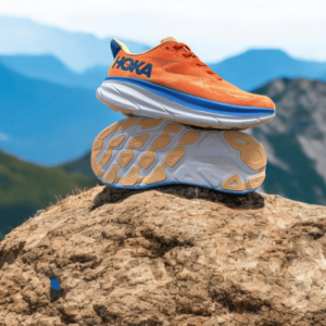 First Copy Replica Hoka Clifton 9 Saffron Blue Shoes