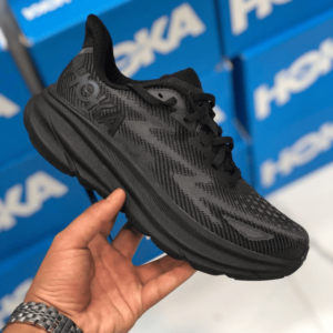 First Copy Replica Hoka One One Clifton 9 Black Shoes