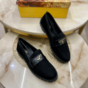 First Copy Replica Prada Suede Loafers Mens Shoes