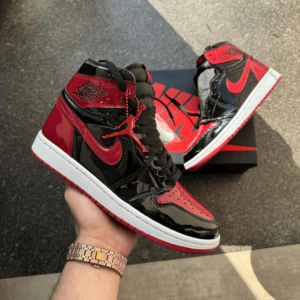 First-Copy-Replica-Air-Jordan-1-Retro-Patent-Bred-Shoes