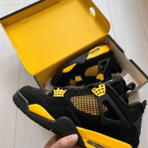 First-Copy-Replica-Air-Jordan-4-Thunder-Yellow-Shoes