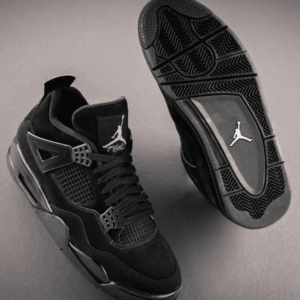 First-Copy-Replica-Air-Jordan-Retro-4-Black-Cat-Shoes