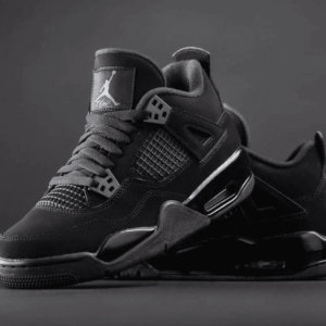 First-Copy-Replica-Air-Jordan-Retro-4-Black-Cat-Shoes