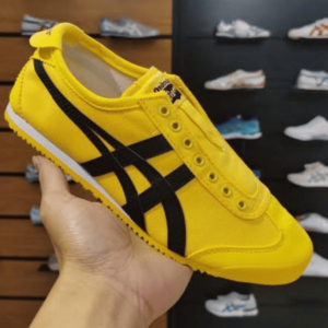 First-Copy-Replica-Onitsuka-Tiger-Mexico-66-Slipon-Yellow-Black-Shoes