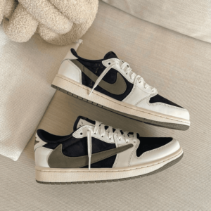 First Copy Replica Travis Scott Nike Air Jordan 1 Low Olive Shoes